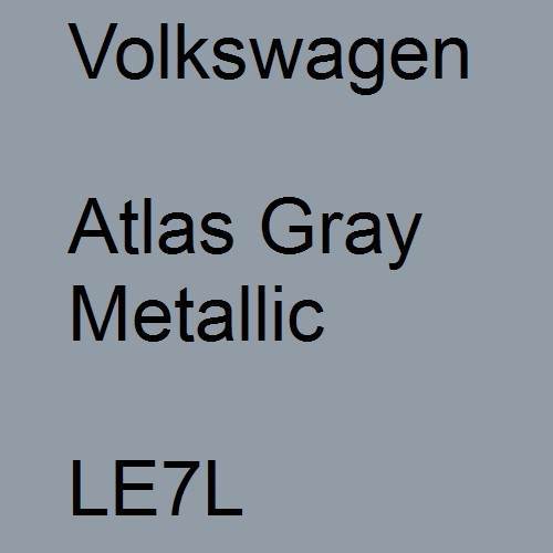 Volkswagen, Atlas Gray Metallic, LE7L.